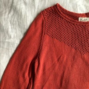Coral sweater